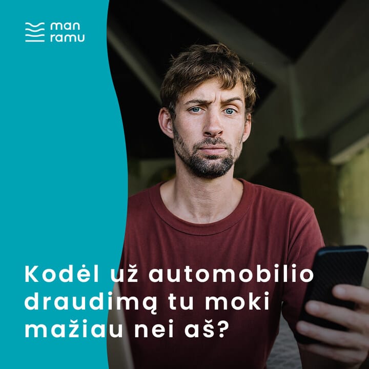 Dešimtadalis vairuotojų už privalomąjį draudimą moka daugiau nei 150 eurų per metus ekspertas paaiškino, nuo ko tai priklauso