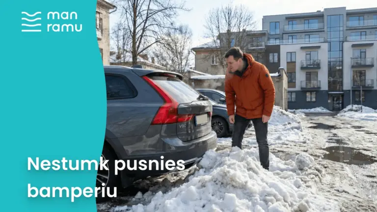 Casco insurance is valid in the event of a collision with a snowdrift