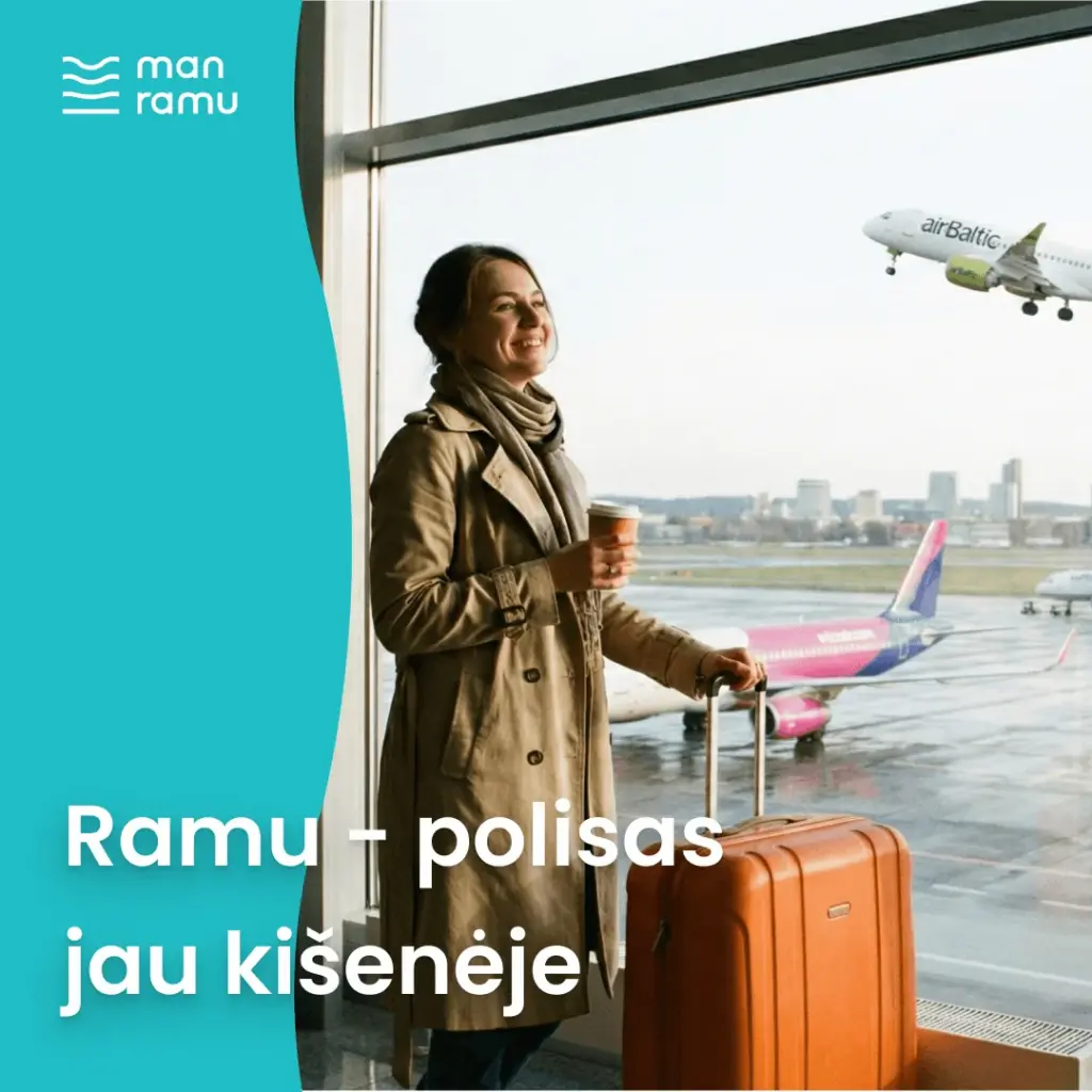 Kelionių draudimą reikia pirkti iš anksto